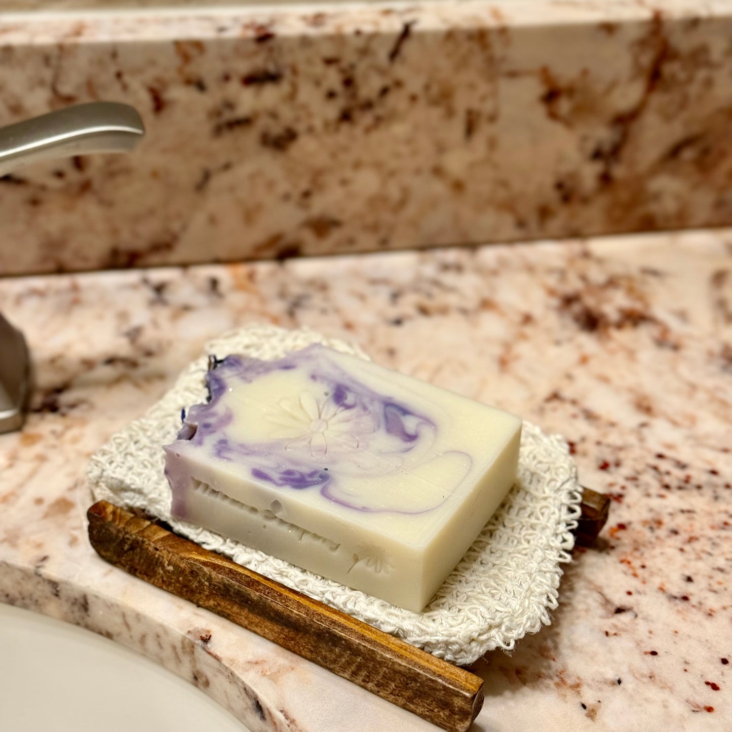 Vegan Soap Gift Set – Handmade Natural Bath Collection with Wooden Rack