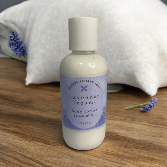 BODY CARE LOTION Lavender Dreams Vegan Lotion Skin Care Product Essential Oil Natural Moisturizer