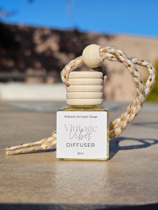 Leather Mahogany Wood Car Diffuser Refill Premium Vintage Scent Notes Sandalwood Oakmoss Amber Undertones Cashmere Musk Finish Luxury Vehicle Freshener Long Lasting Aroma Elegant Driving Experience Classic Car Fragrance Sophisticated Auto