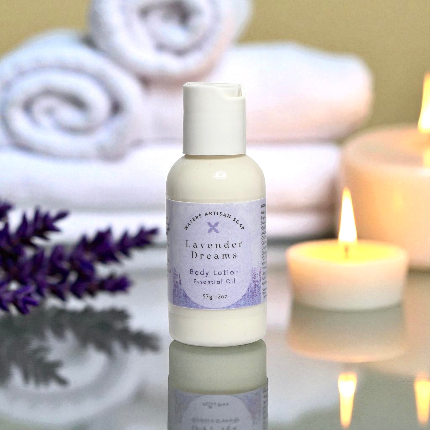 BODY CARE LOTION Lavender Dreams Vegan Lotion Skin Care Product Essential Oil Natural Moisturizer