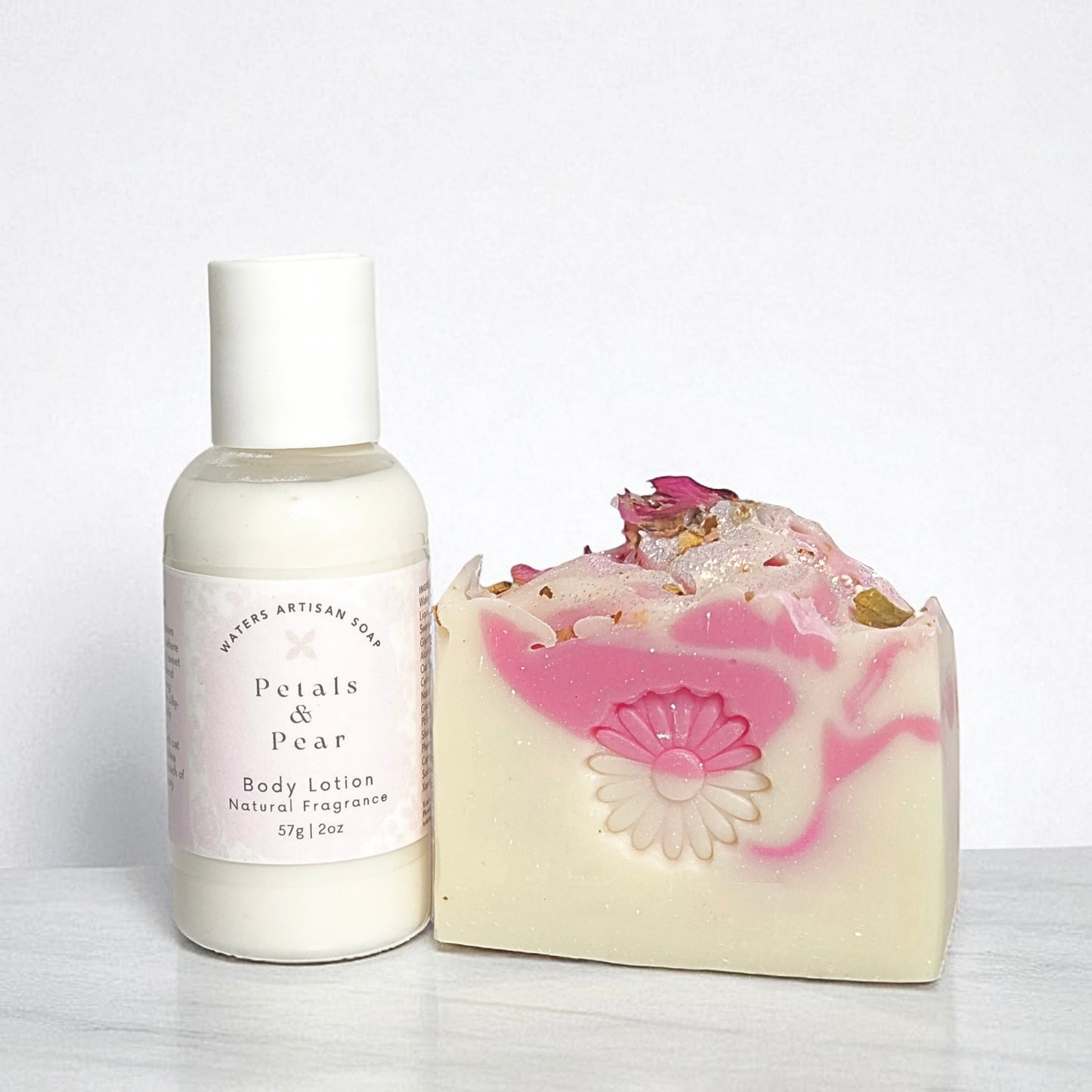 BODY CARE LOTION Petals & Pear Natural Body Lotion Skin Care Product Self Beauty Treatment Moisturizer