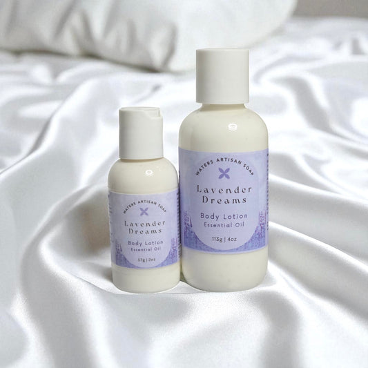 BODY CARE LOTION Lavender Dreams Vegan Lotion Skin Care Product Essential Oil Natural Moisturizer