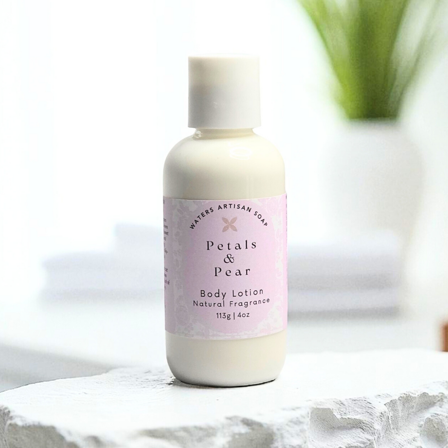 BODY CARE LOTION Petals & Pear Natural Body Lotion Skin Care Product Self Beauty Treatment Moisturizer