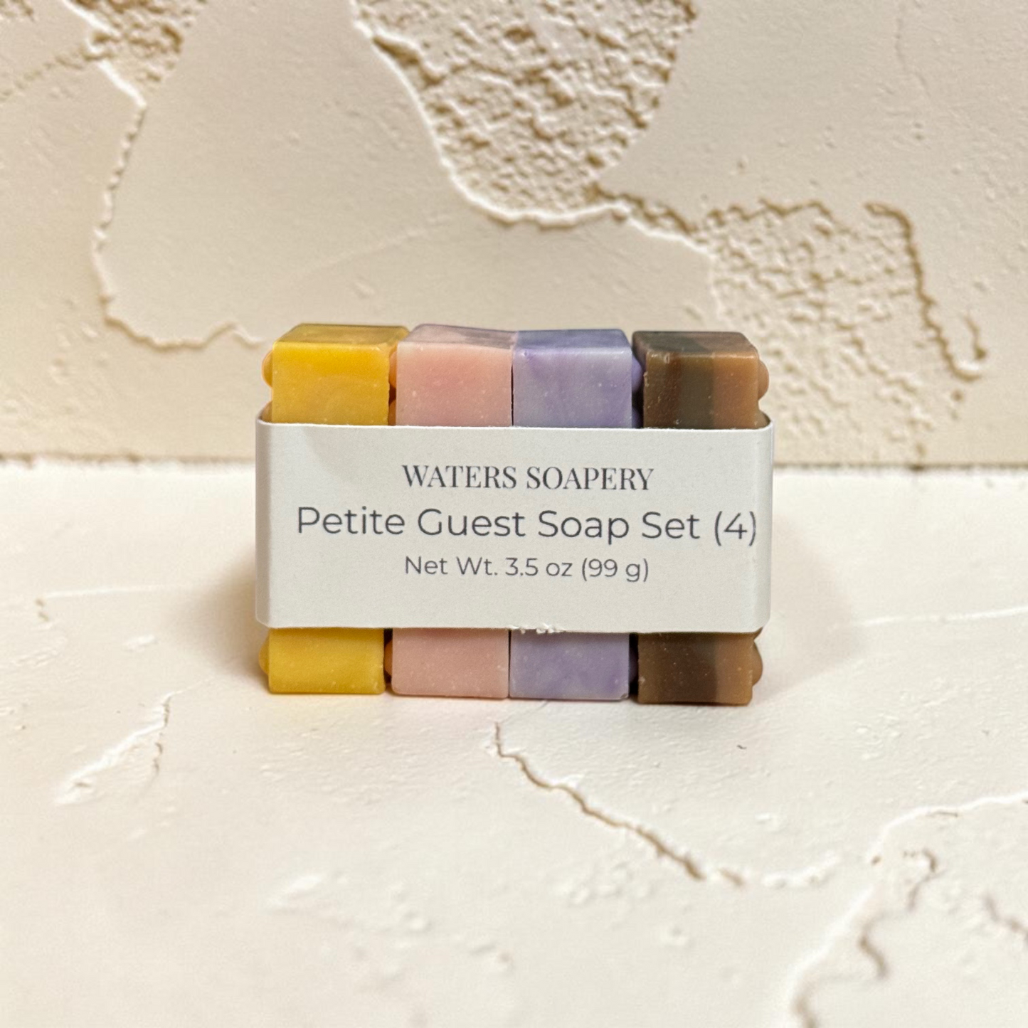Mini Soap Set – Handmade Vegan 4 Scents for Guest Bathroom & Travel