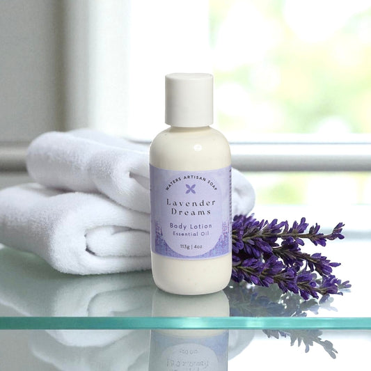 Luxury Body Moisturizer Lavender Essential Oil Lotion Calming Skincare Formula Fast Absorbing Texture Spa Experience Product Daily Relaxation Ritual Hydrating Body Care Dry Skin Relief Aromatherapy Benefits Natural Ingredients Wellness