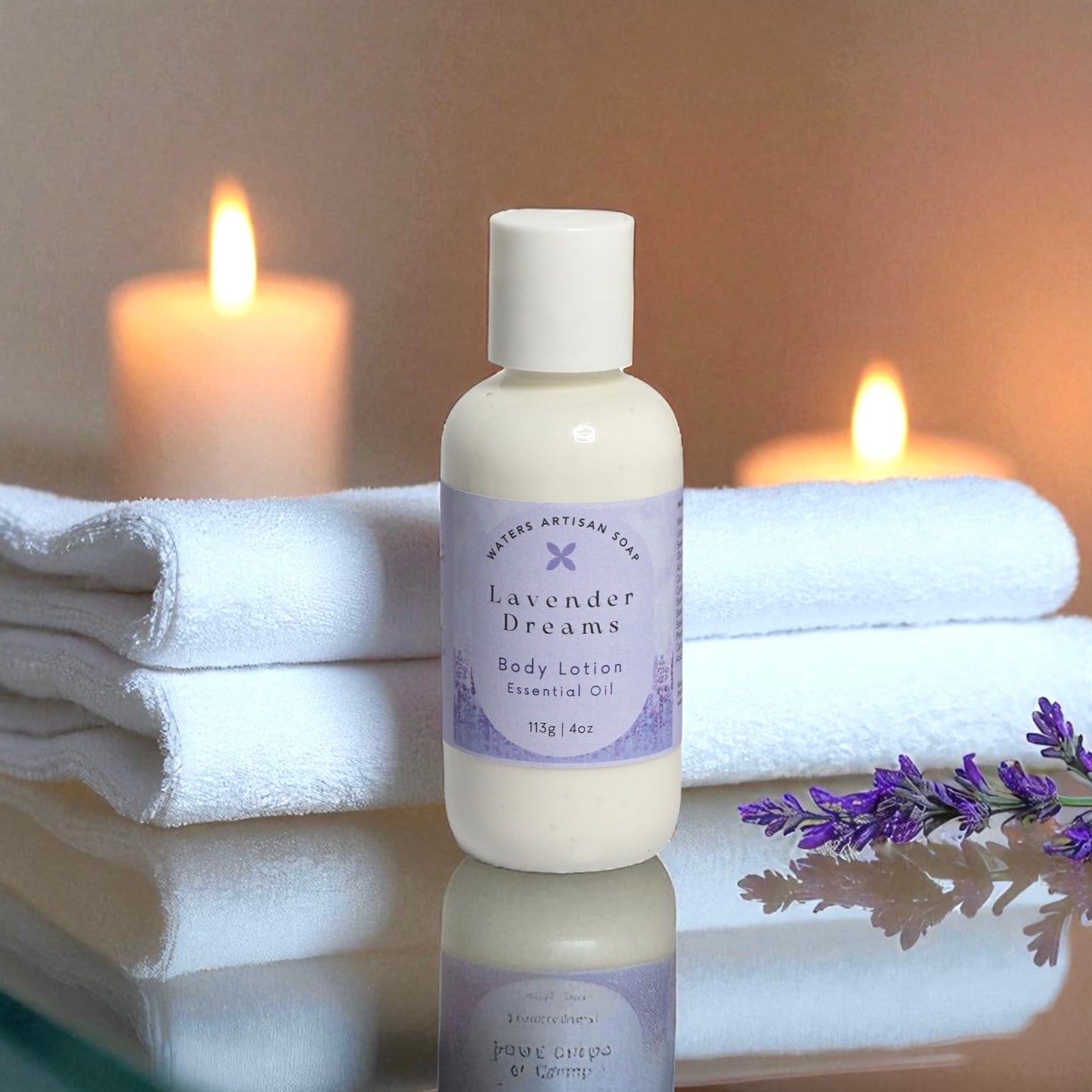 BODY CARE LOTION Lavender Dreams Vegan Lotion Skin Care Product Essential Oil Natural Moisturizer