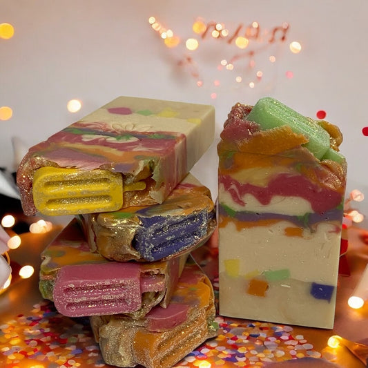 ARTISAN SOAP - Summer Sherbet 🌈🍧 |   Refreshing Citrus & Fruits