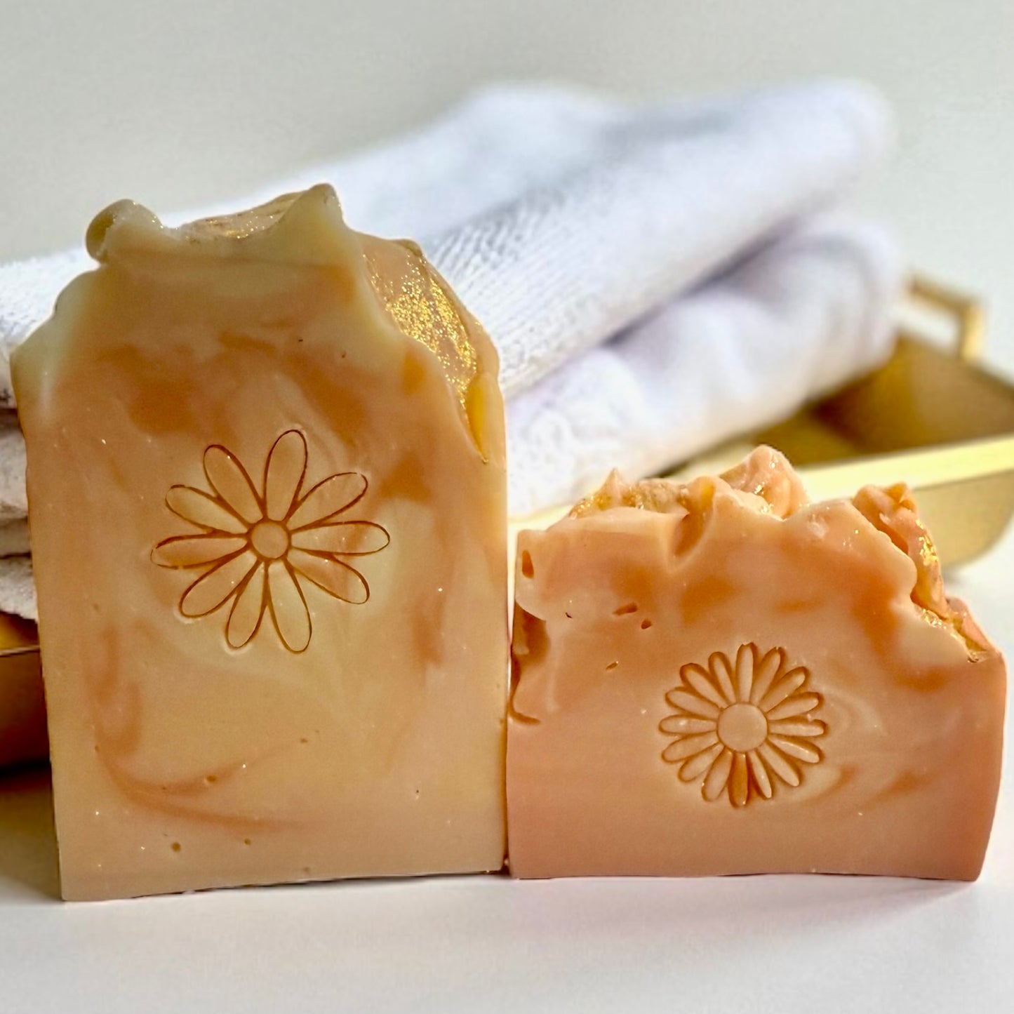 ARTISAN SOAP Sweet Citrus Handmade Vegan Soap Bar Essential Oil Bath Luxury Gift